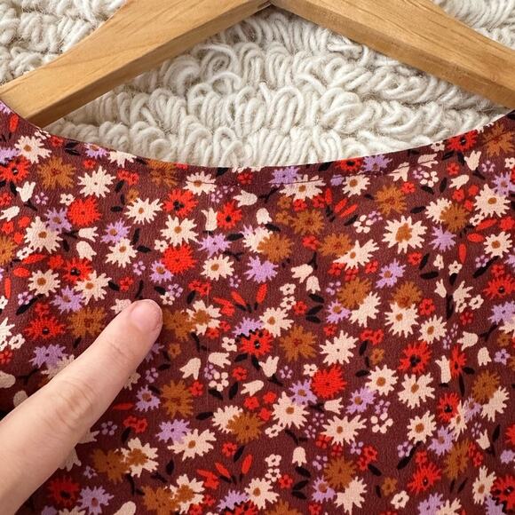 Madewell Silk Button Sleeve Top - Picture 9 of 10